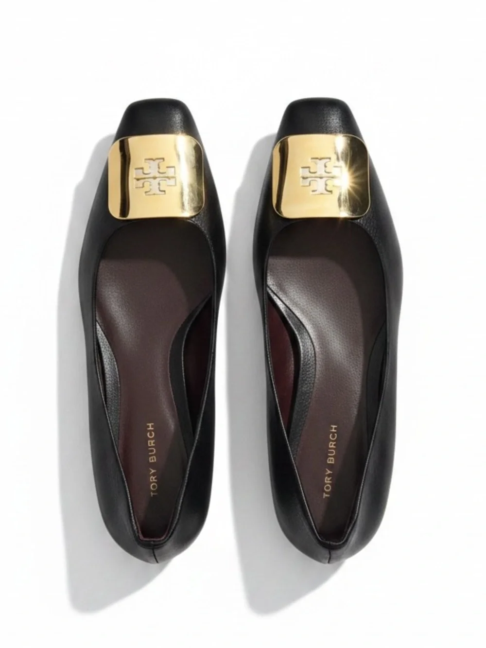 Tory Burch Georgia Wedge Pumps - Black